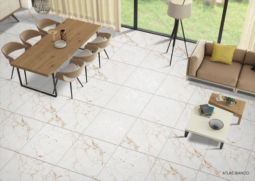 PLOCICA ATLAS BIANCO CARVING 60X60